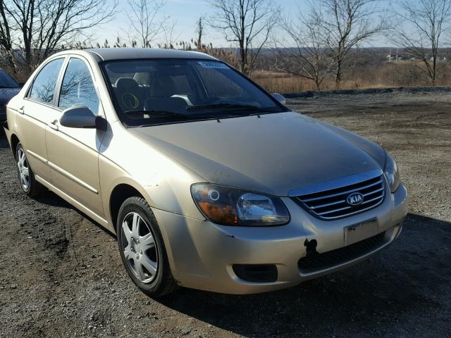 KNAFE221295660583 - 2009 KIA SPECTRA EX TAN photo 1