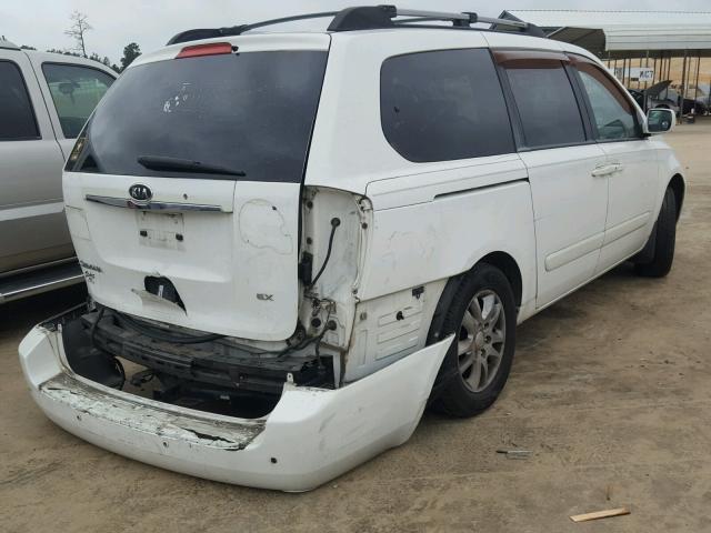 KNDMB233966099582 - 2006 KIA SEDONA EX WHITE photo 4