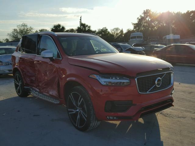 YV4A22PM0G1057898 - 2016 VOLVO XC90 T6 RED photo 1