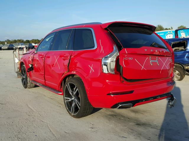 YV4A22PM0G1057898 - 2016 VOLVO XC90 T6 RED photo 3