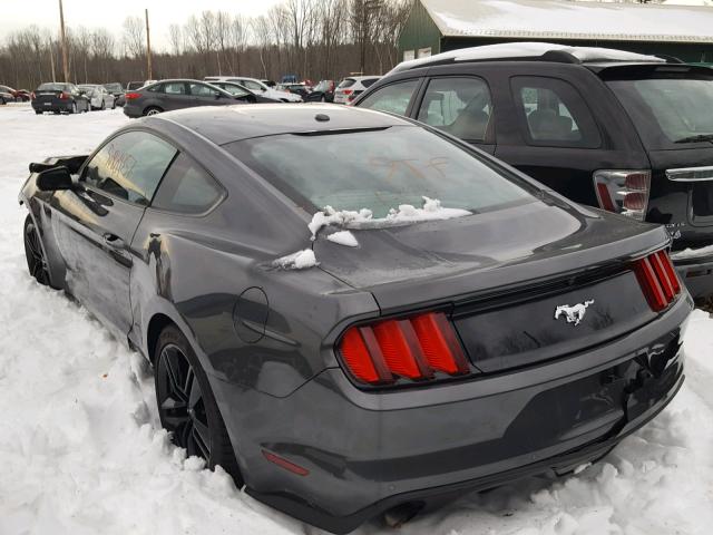 1FA6P8TH2G5320834 - 2016 FORD MUSTANG BLACK photo 3