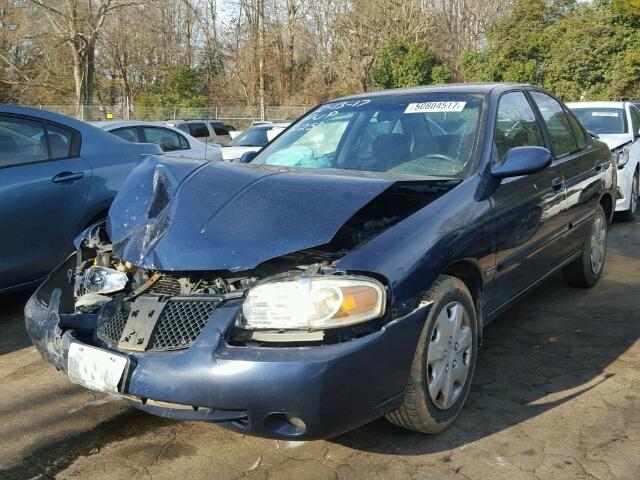 3N1CB51D66L580553 - 2006 NISSAN SENTRA 1.8 BLUE photo 2