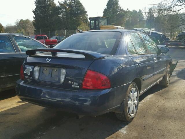 3N1CB51D66L580553 - 2006 NISSAN SENTRA 1.8 BLUE photo 4