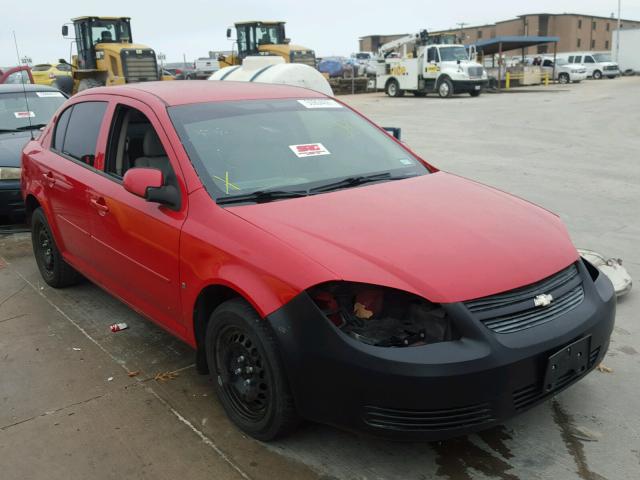 1G1AT58H697176468 - 2009 CHEVROLET COBALT LT RED photo 1