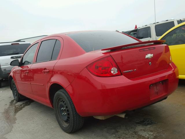 1G1AT58H697176468 - 2009 CHEVROLET COBALT LT RED photo 3