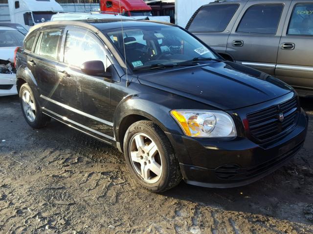 1B3HB28B08D671902 - 2008 DODGE CALIBER BLACK photo 1