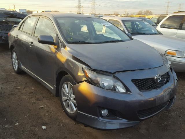 1NXBU40E19Z139040 - 2009 TOYOTA COROLLA BA GRAY photo 1