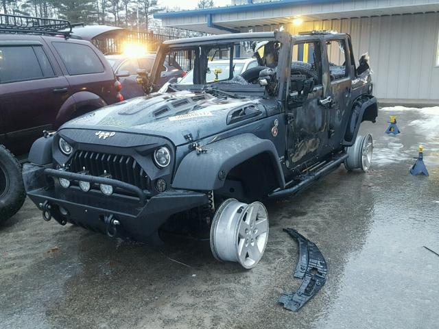 1J4GA69138L581475 - 2008 JEEP WRANGLER U BLACK photo 2