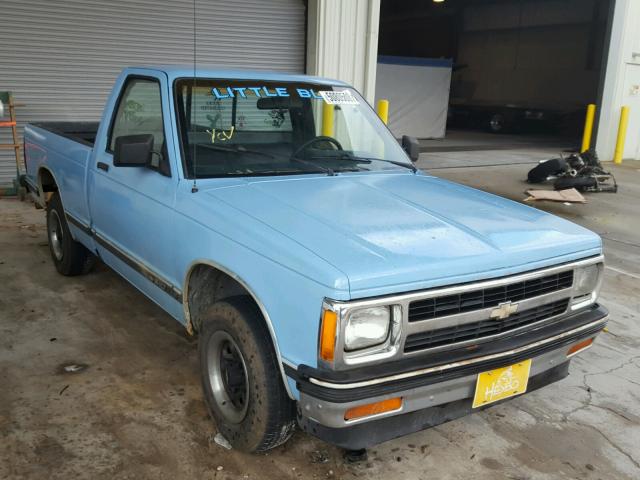 1GCCS14R0M0158687 - 1991 CHEVROLET S TRUCK S1 BLUE photo 1