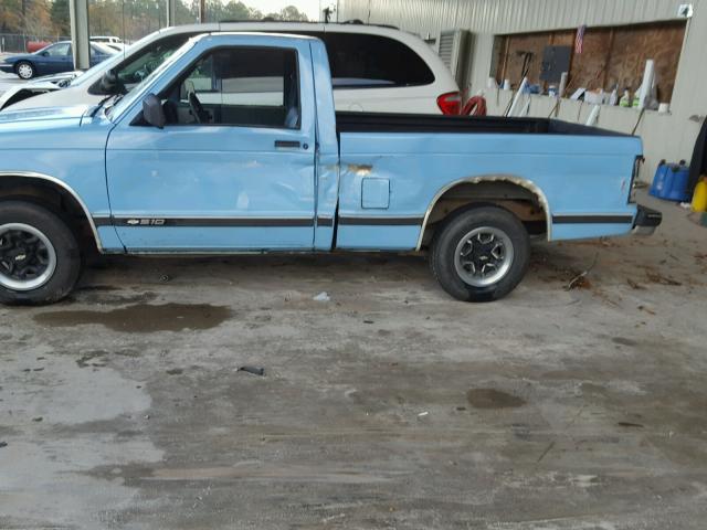 1GCCS14R0M0158687 - 1991 CHEVROLET S TRUCK S1 BLUE photo 10