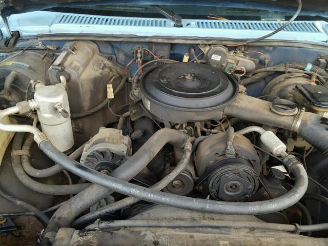 1GCCS14R0M0158687 - 1991 CHEVROLET S TRUCK S1 BLUE photo 7