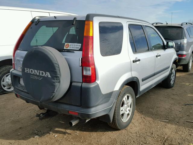 JHLRD78802C037360 - 2002 HONDA CR-V EX SILVER photo 4