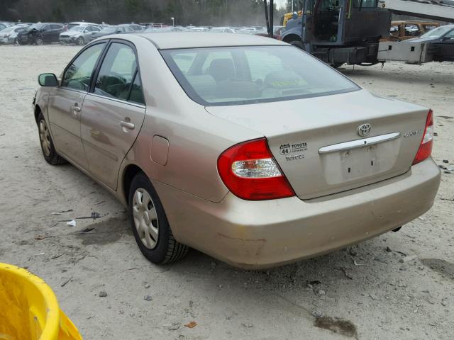 4T1BE32K34U367141 - 2004 TOYOTA CAMRY LE BROWN photo 3