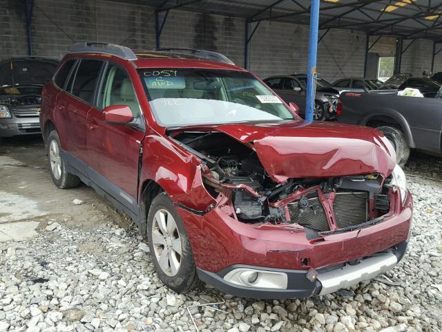 4S4BRCLC7B3360059 - 2011 SUBARU OUTBACK 2. RED photo 1