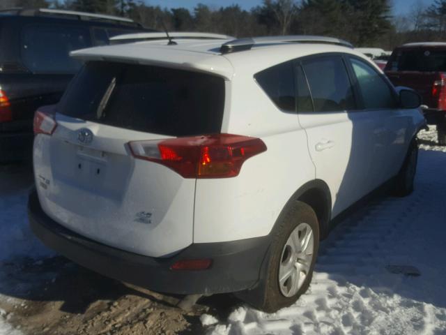 2T3BFREV3FW292313 - 2015 TOYOTA RAV4 LE WHITE photo 4