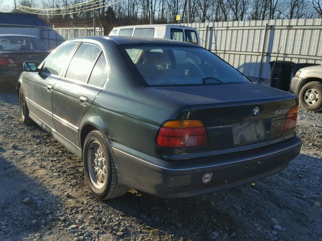 WBADM6344YGU24014 - 2000 BMW 528 I AUTO GREEN photo 3