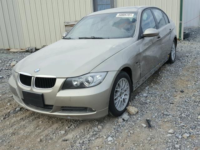 WBAVA33587KX76979 - 2007 BMW 328 I BEIGE photo 2