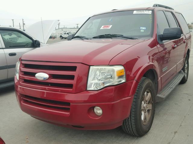 1FMFU15598LA03042 - 2008 FORD EXPEDITION BURGUNDY photo 2