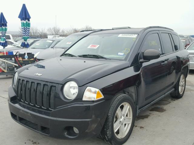 1J8FT47W17D221718 - 2007 JEEP COMPASS BLACK photo 2