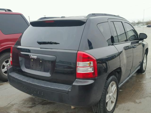 1J8FT47W17D221718 - 2007 JEEP COMPASS BLACK photo 4