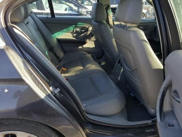 WBAVB33566KS31049 - 2006 BMW 330 I GRAY photo 6