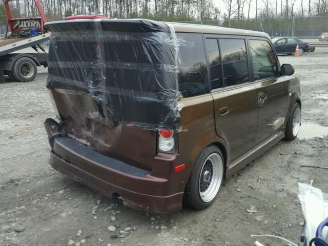 JTLKT334464122737 - 2006 TOYOTA SCION XB 棕色 照片 4