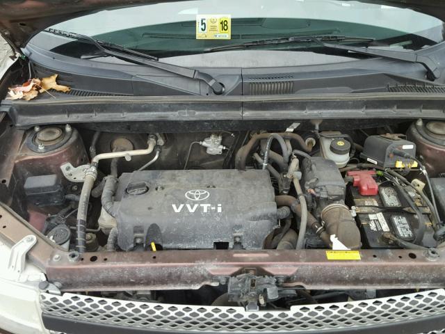 JTLKT334464122737 - 2006 TOYOTA SCION XB BROWN photo 7