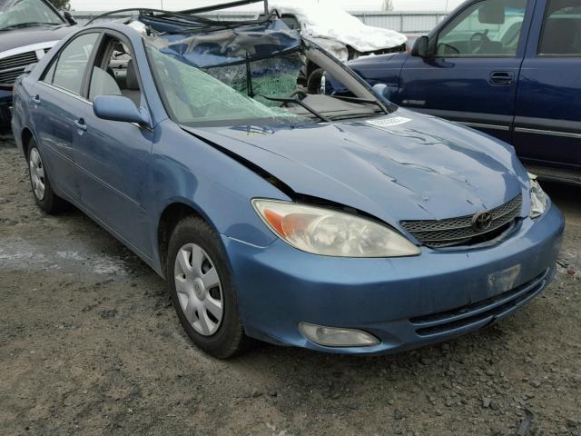 JTDBE30K730173922 - 2003 TOYOTA CAMRY LE BLUE photo 1