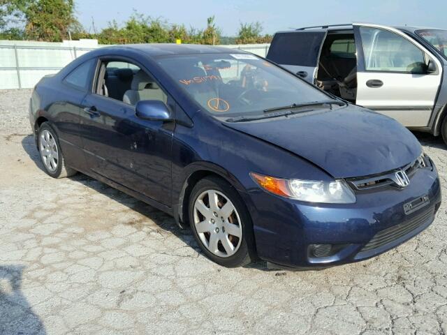 2HGFG12658H511791 - 2008 HONDA CIVIC LX BLUE photo 1