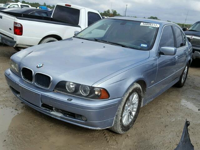 WBADT63403CK36531 - 2003 BMW 530 I AUTO BLUE photo 2