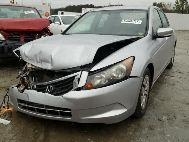 1HGCP2F33AA102329 - 2010 HONDA ACCORD LX SILVER photo 2