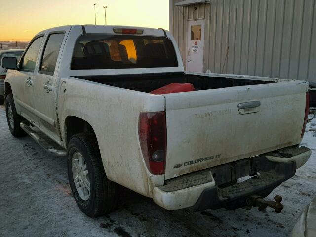 1GCDT13E998116639 - 2009 CHEVROLET COLORADO WHITE photo 3