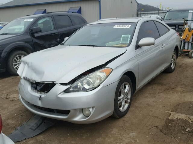 4T1CE38P96U737177 - 2006 TOYOTA CAMRY SOLA SILVER photo 2