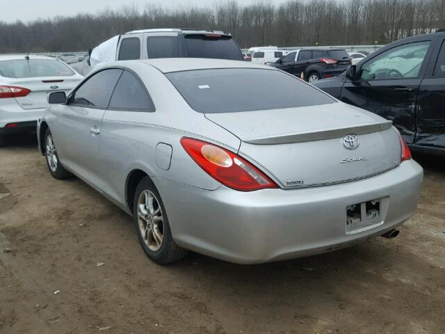 4T1CE38P96U737177 - 2006 TOYOTA CAMRY SOLA SILVER photo 3