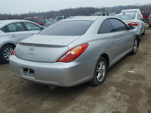 4T1CE38P96U737177 - 2006 TOYOTA CAMRY SOLA SILVER photo 4