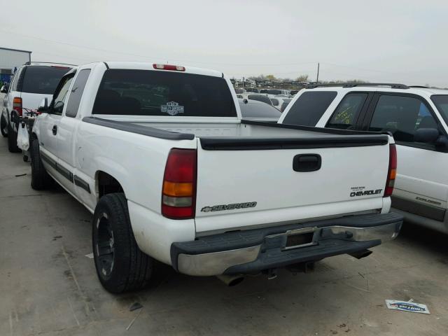 2GCEC19VX21276744 - 2002 CHEVROLET SILVERADO WHITE photo 3