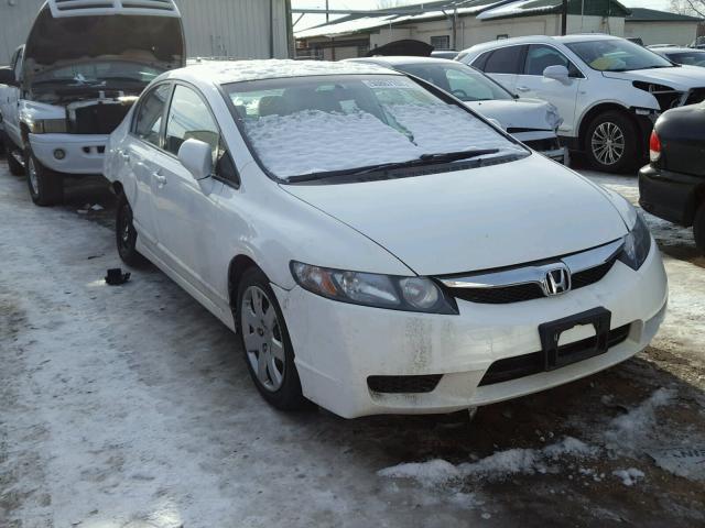 19XFA1F54BE005678 - 2011 HONDA CIVIC LX WHITE photo 1