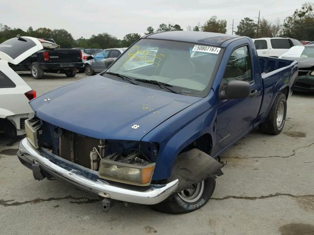 1GCCS146858169364 - 2005 CHEVROLET COLORADO BLUE photo 2