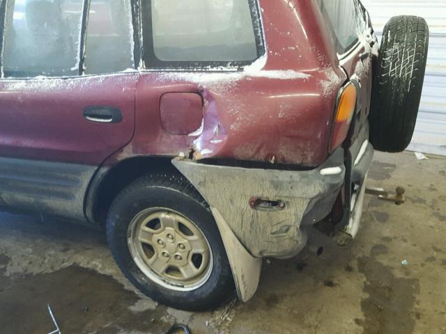 JT3HP10V9T0076390 - 1996 TOYOTA RAV4 MAROON photo 9