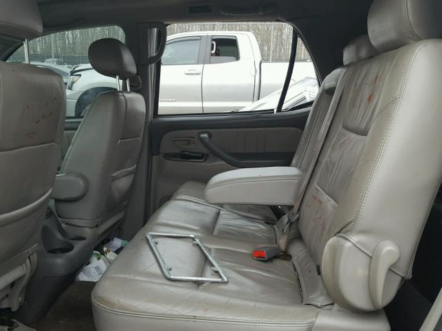 5TDBT48A91S051421 - 2001 TOYOTA SEQUOIA LI SILVER photo 6