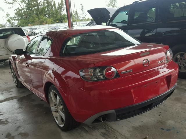JM1FE173040106715 - 2004 MAZDA RX8 أحمر صورة 3