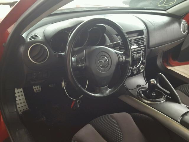 JM1FE173040106715 - 2004 MAZDA RX8 أحمر صورة 9