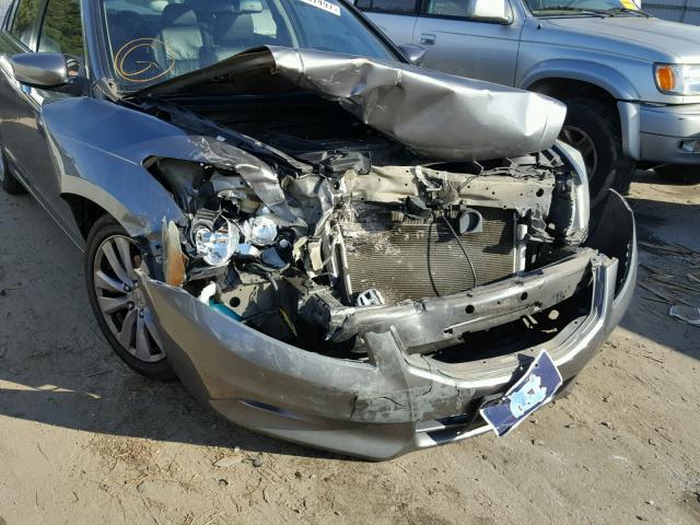 5KBCP3F84BB001522 - 2011 HONDA ACCORD EXL GRAY photo 9