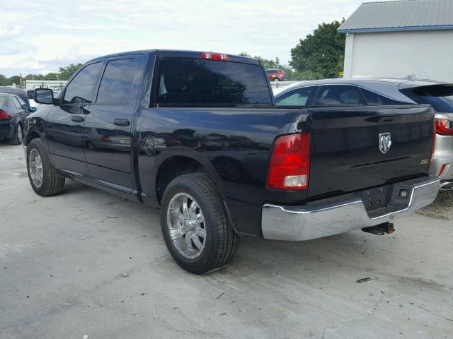 1D7RB1CP8BS611990 - 2011 DODGE RAM 1500 BLACK photo 3