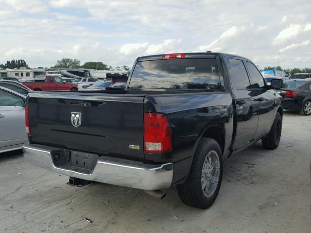 1D7RB1CP8BS611990 - 2011 DODGE RAM 1500 BLACK photo 4