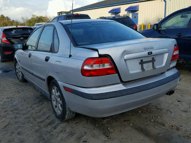 YV1VS29552F873702 - 2002 VOLVO S40 1.9T SILVER photo 3