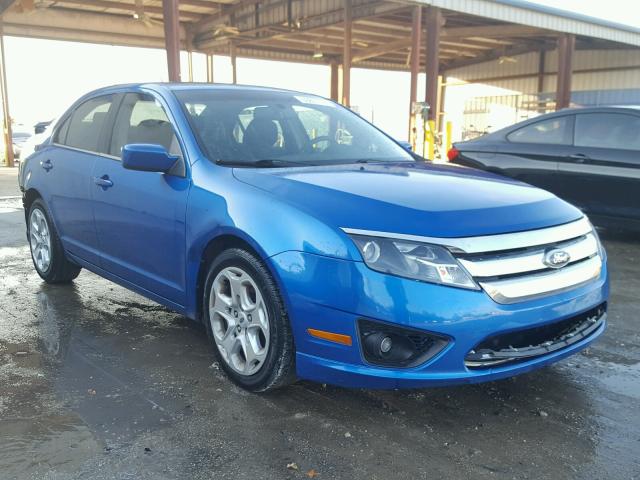 3FAHP0HA3BR152391 - 2011 FORD FUSION SE BLUE photo 1