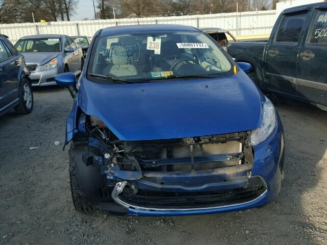 3FADP4AJ0BM142219 - 2011 FORD FIESTA S BLUE photo 9