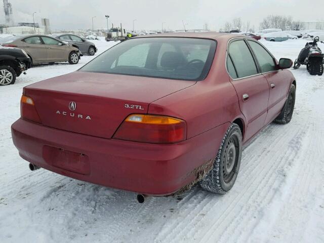 19UUA5665YA800551 - 2000 ACURA 3.2TL RED photo 4