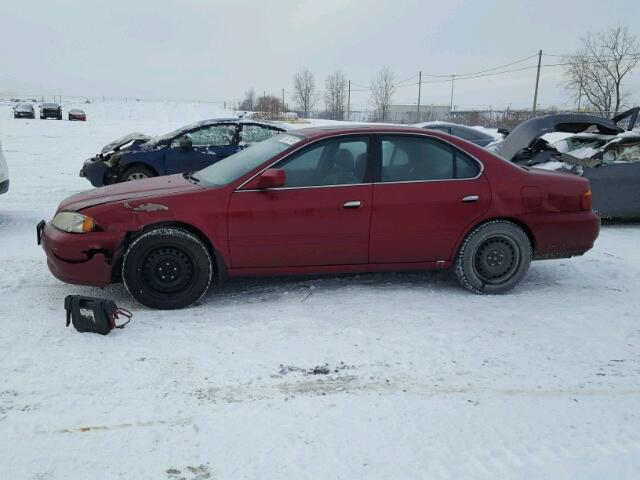 19UUA5665YA800551 - 2000 ACURA 3.2TL RED photo 9